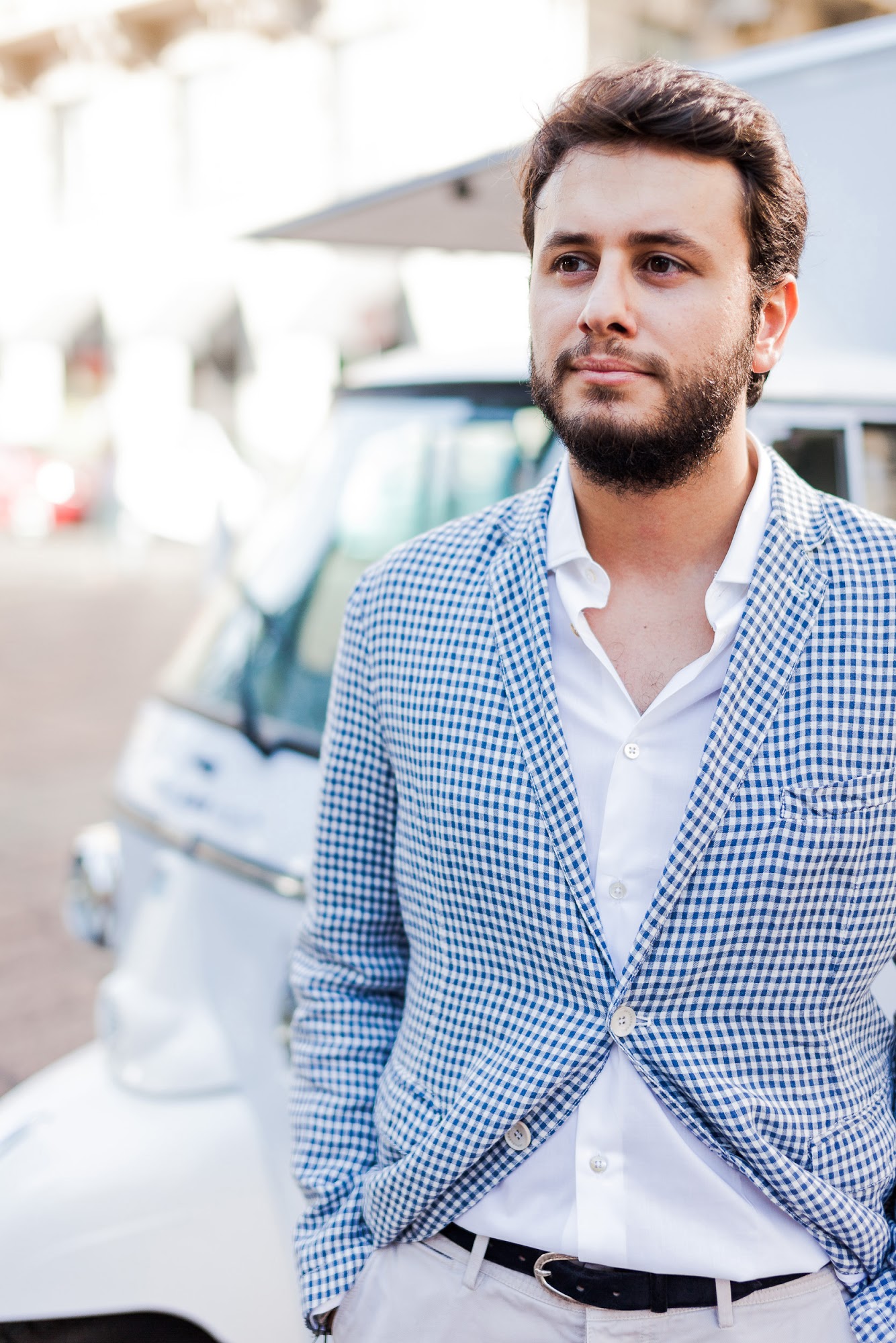 Checked Blazer