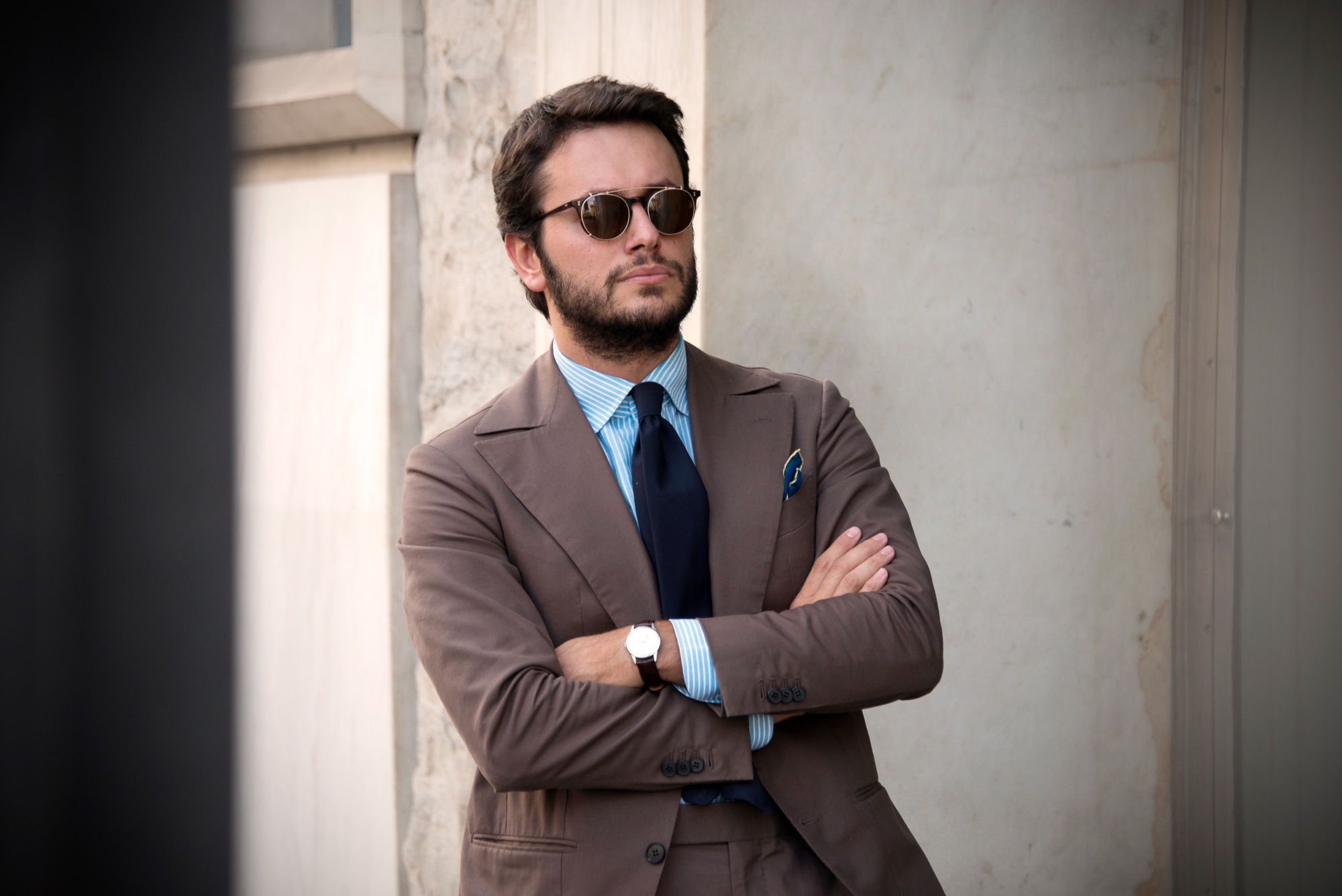 Edesim Cotton Gabardine  The idea for this suit came while watching a classic of Italian cinema