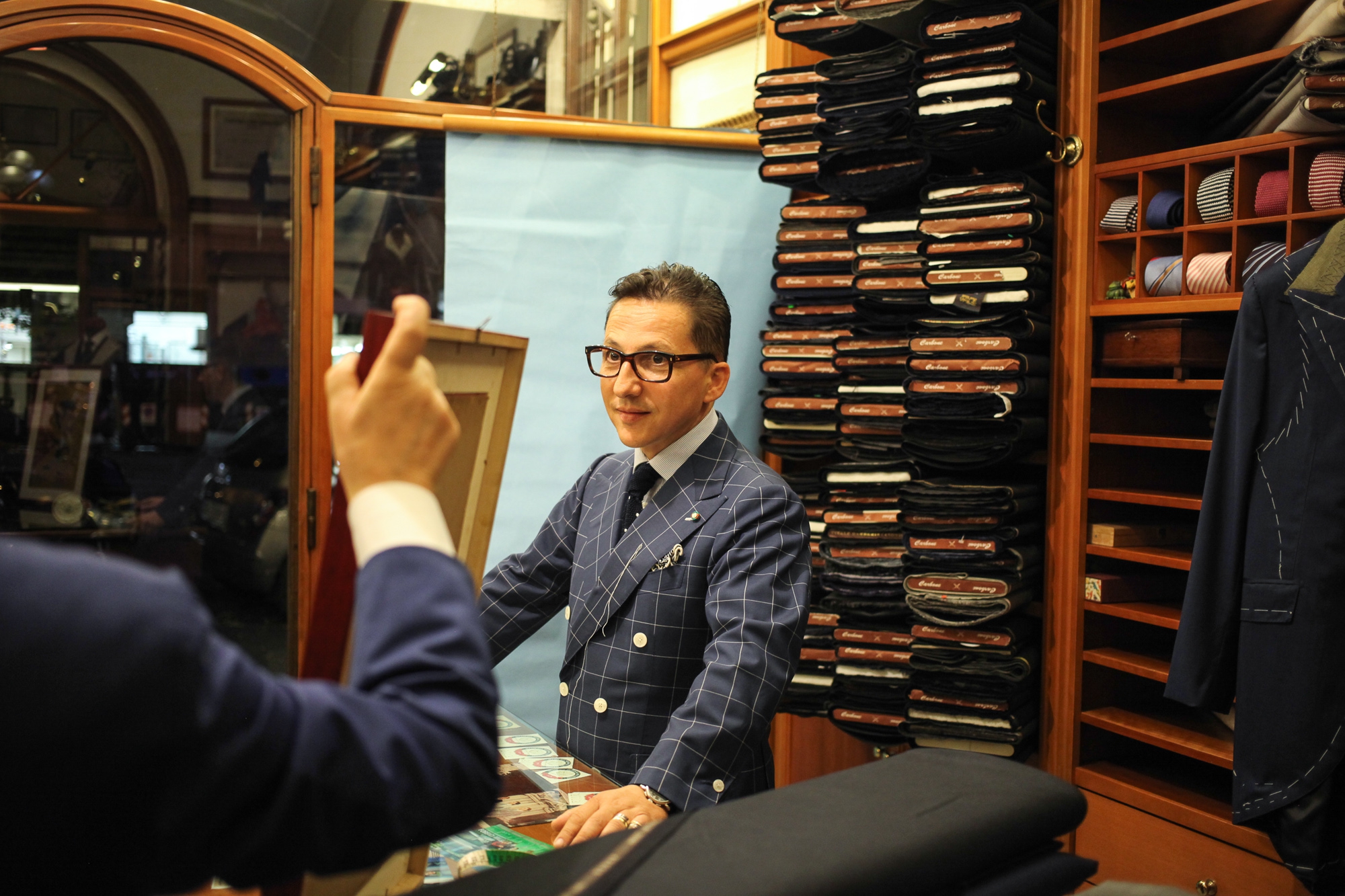 Interview to Sartoria Carbone in Rome