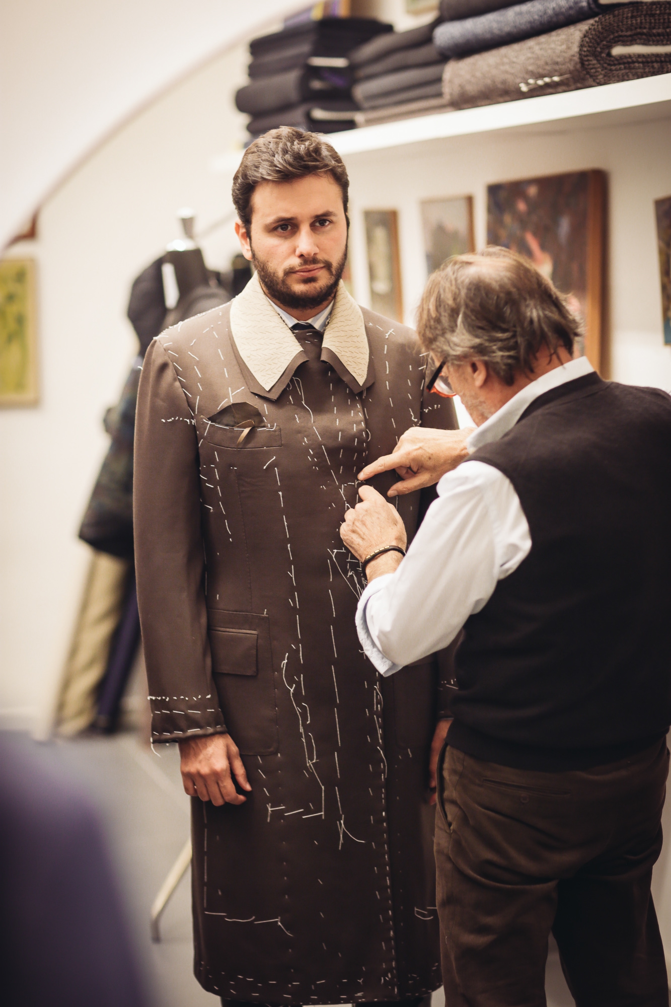Dalcuore Ulster Coat - Part II First and Second Fitting