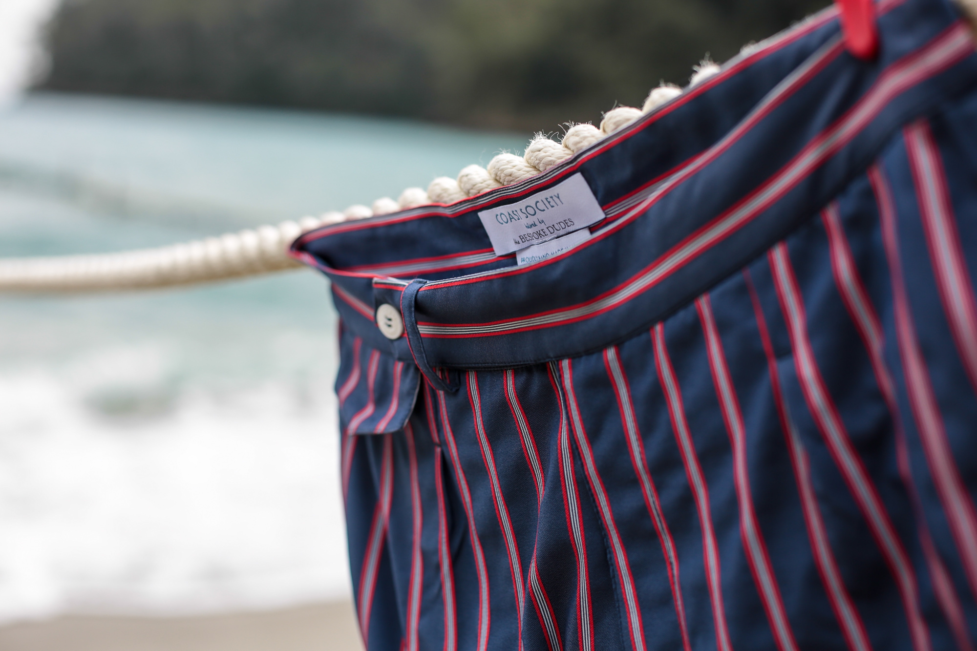 Coast Society by The Bespoke Dudes Tailored swimming shorts for contemporary nomads