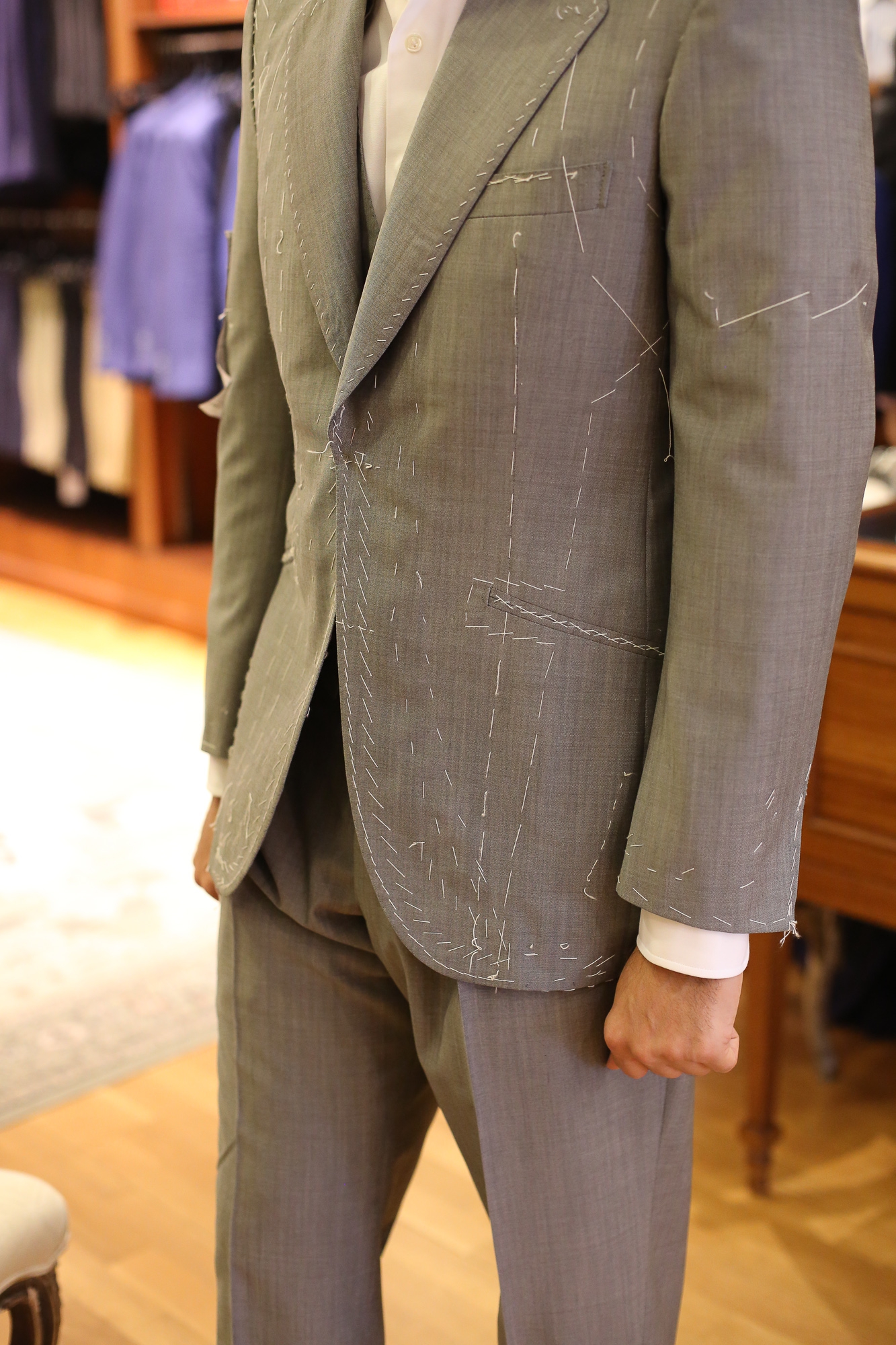 The Spanish Chapter: Sastreria Langa Second fitting of a mohair suit by Joaquín Fernandez Prats