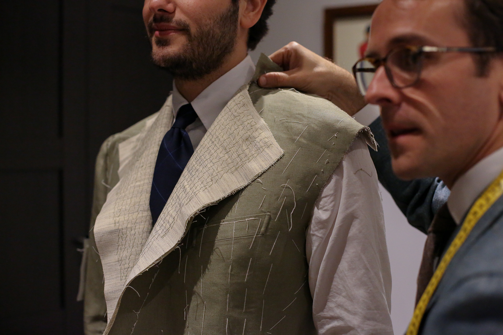 Sastrería Serna - Irish Linen Suit  The fittings & the final result
